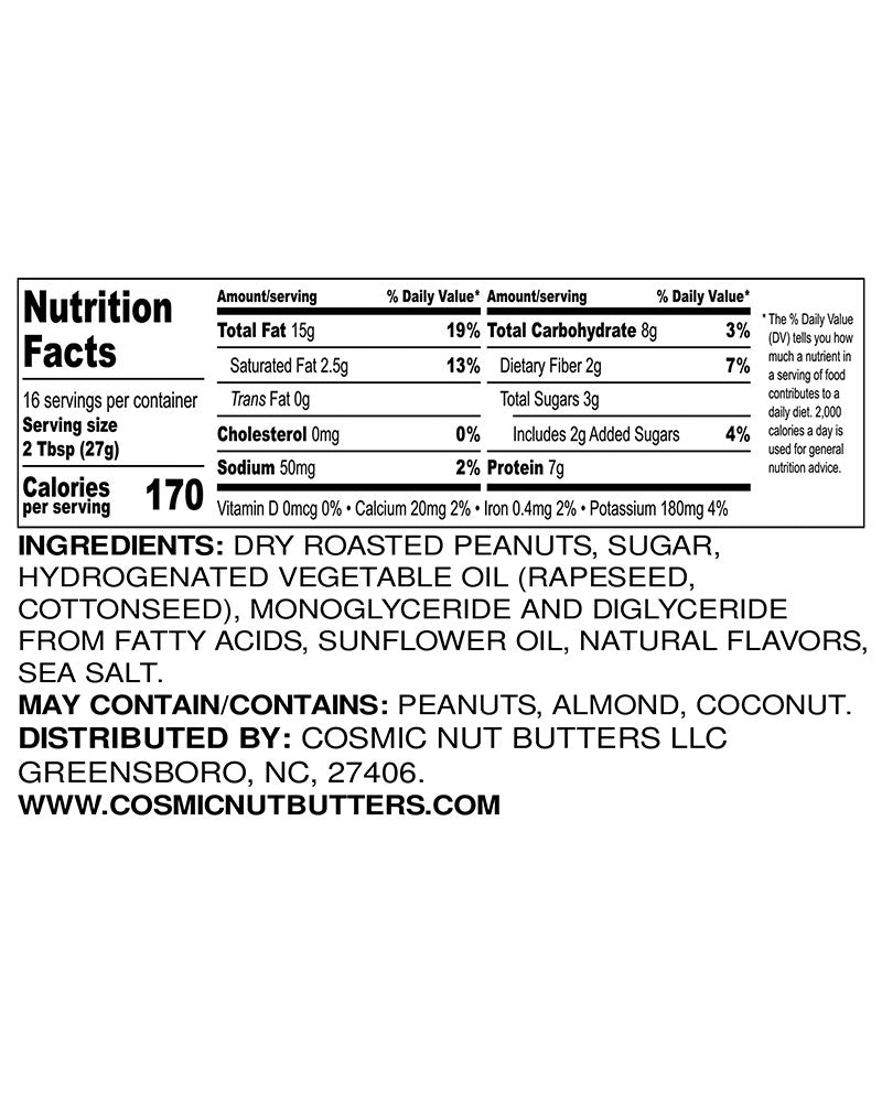 Coconut Peanut Butter